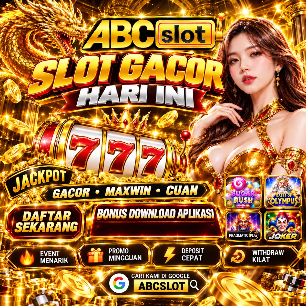 Link Login ABCSLOT Daftar Mudah Raih Bonus Melimpah Setiap Saat